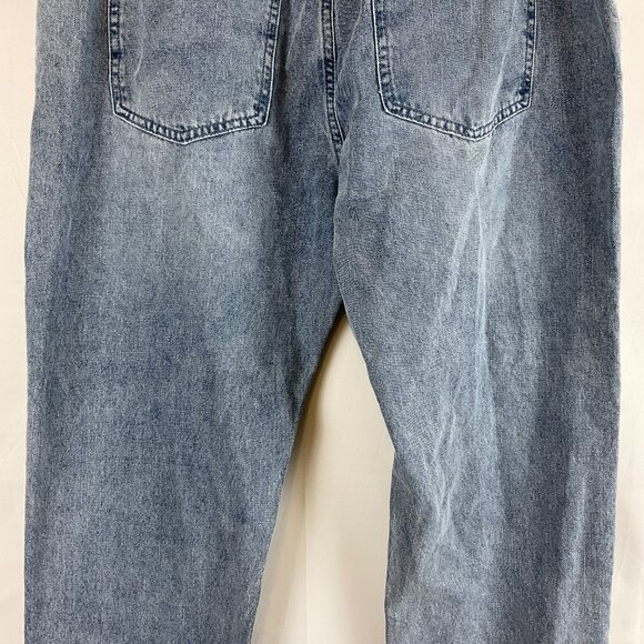 Disney Our Universe Jeans XL Blue Elastic Waist Tapered Leg Pluto Mickey New NWT - Picture 10 of 12